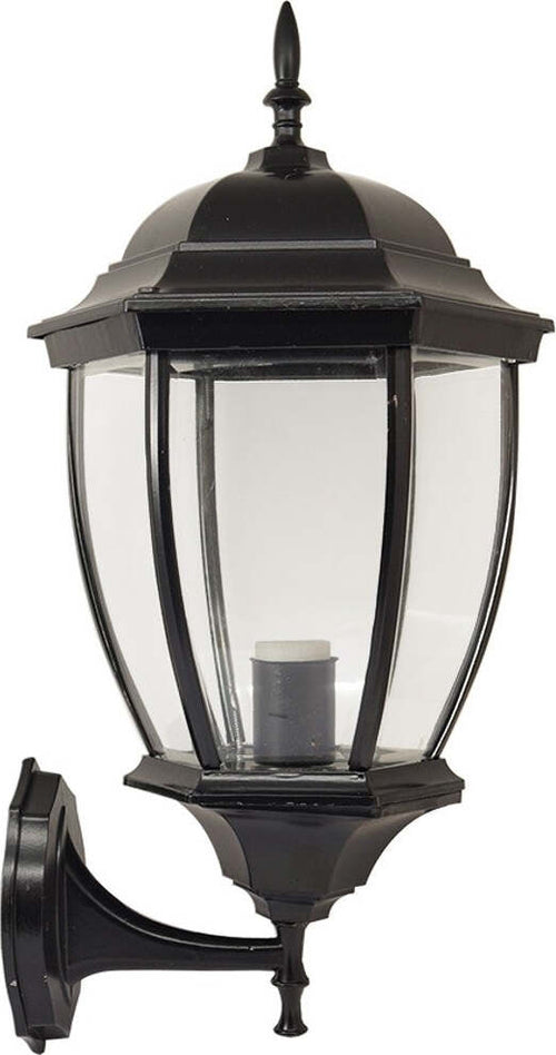 LAMPIONE DA PARETE APPLIQUE NERO LAMPIONCINO LAMPADA TERRAZZA GIARDINO FRIS Illuminazione/Illuminazione per esterni/Lampade da parete Trade Shop italia - Napoli, Commerciovirtuoso.it