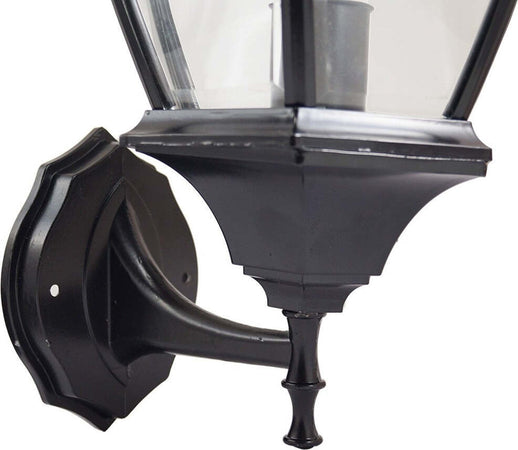 LAMPIONE DA PARETE APPLIQUE NERO LAMPIONCINO LAMPADA TERRAZZA GIARDINO FRIS Illuminazione/Illuminazione per esterni/Lampade da parete Trade Shop italia - Napoli, Commerciovirtuoso.it