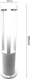 Lampione-Da-Terra-Giardino-Lampada-12-W-Led-Luce-Naturale-Lampioncino-Bianco-Es28bn-Universo