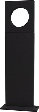 Lampione-Da-Terra-Giardino-Lampada-Led-Luce-Calda-12-W-Lampioncino-Nero-Moderno-Universo