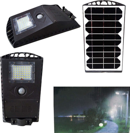 LAMPIONE FARO FARETTO SOLARE LAMPADA 60 LED SMD PER ESTERNI 30W PANNELLO SOLARE Illuminazione/Illuminazione per esterni/Lampioni Trade Shop italia - Napoli, Commerciovirtuoso.it