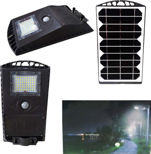 LAMPIONE FARO FARETTO SOLARE LAMPADA 60 LED SMD PER ESTERNI 30W PANNELLO SOLARE Illuminazione/Illuminazione per esterni/Lampioni Trade Shop italia - Napoli, Commerciovirtuoso.it