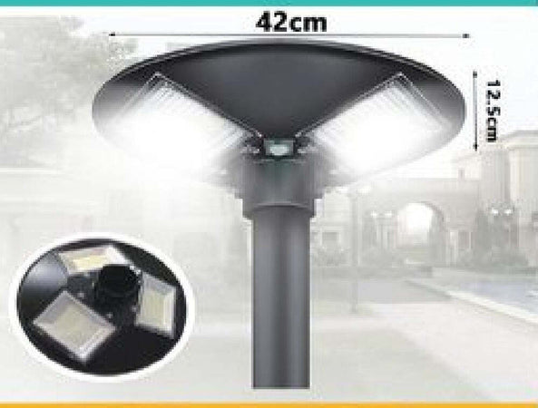 Lampione Faro Giardino Stradale Crepuscolare Ufo Pannello Solare 300 W Tx-8090 Illuminazione/Illuminazione per esterni/Lampioni Trade Shop italia - Napoli, Commerciovirtuoso.it