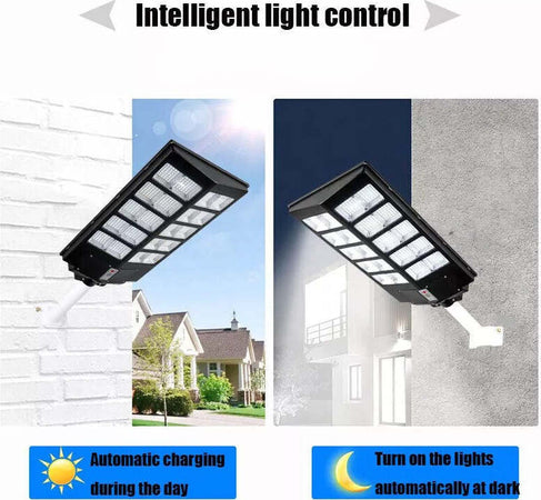 Lampione Faro LED pannello solare integrato 600W 800W 1000W CREPUSCOLARE IP65 Illuminazione/Illuminazione per esterni/Proiettori Zencoccostore - Formia, Commerciovirtuoso.it