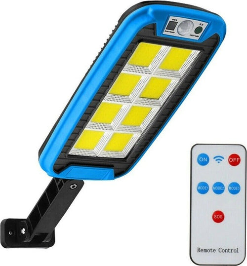 Lampione Faro Stradale Ad Energia Solare Telecomando Faretto 240 Led Cob 8019b Illuminazione/Illuminazione per esterni/Lampioni Trade Shop italia - Napoli, Commerciovirtuoso.it