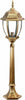 Lampione-Giardino-Bronzo-870mm-Lanterna-In-Vetro-E27-Luce-Esterno-Alluminio-Es39