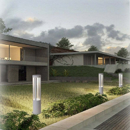 Lampione Giardino Lampada 12w Led Terra Esterno Lampioncino Vialetti Bianco Es28 Illuminazione/Illuminazione per esterni/Lampioni Trade Shop italia - Napoli, Commerciovirtuoso.it