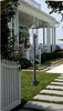 Lampione-Giardino-Lanterna-Nero-Vetro-E27-Luce-Esterno-Alluminio-178x24-Cm-Es35