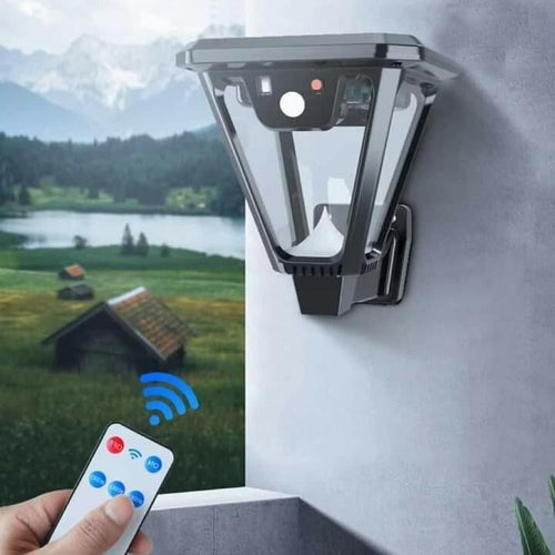 Lampione Lampada Luce Solare Giardino A Led Su Picchetto Con Telecomando Sensore Articoli da Giardino > Illuminazione da esterno > Lampade per esterno Trade Shop italia - Napoli, Commerciovirtuoso.it