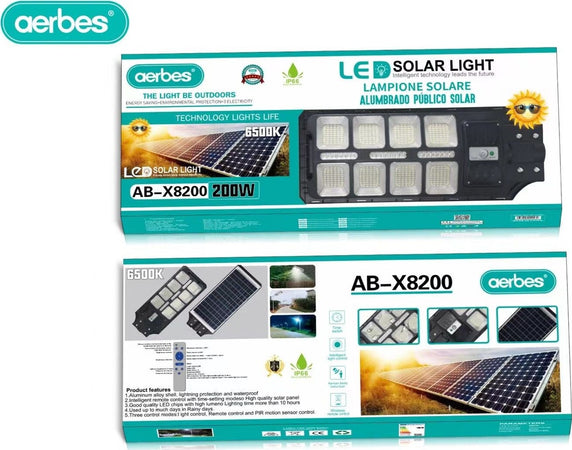 LAMPIONE-LED-200W-con-PANNELLO-SOLARE-SENSORE-CREPUSCOLARE-PIR-ip66