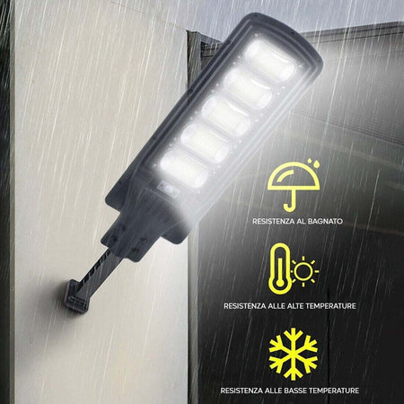 LAMPIONE LED CON PANNELLO SOLARE CREPUSCOLARE 250W LUCE FREDDA IP65 +TELECOMANDO Illuminazione/Illuminazione per esterni/Proiettori Zencoccostore - Formia, Commerciovirtuoso.it