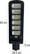 LAMPIONE LED CON PANNELLO SOLARE CREPUSCOLARE 300W LUCE FREDDA IP65 Illuminazione/Illuminazione per esterni/Lampioni Zencoccostore - Formia, Commerciovirtuoso.it