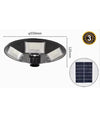 Lampione Led Con Pannello Solare Sensore Di Movimento Ip65 170 W Lt112-200-7000k