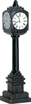 Lampione orologio sulla strada con numeri romani accessori in poliresina per villaggio di Natale Casa e cucina/Decorazioni per interni/Addobbi e decorazioni per ricorrenze/Decorazioni natalizie/Oggettistica MagiediNatale.it - Altamura, Commerciovirtuoso.it