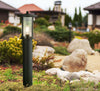 Lampione-Rustico-Country-Pagoda-Alluminio-Nero-Vetro-Trasparente-6-Luci-E27