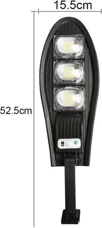 Lampione-solare-126-LED-sensore-di-movimento-LUCE-FREDDA-6500K-TELECOMANDO-IP65--W778B