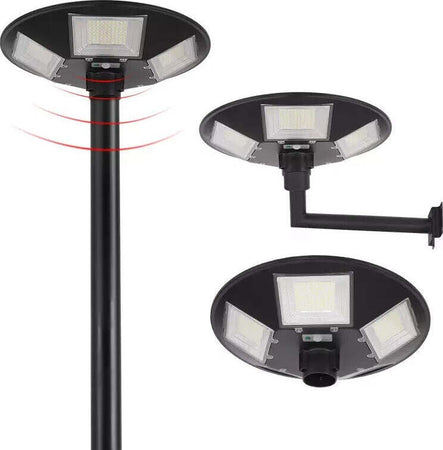 LAMPIONE-SOLARE-300W-UFO-400-LED-SENSORE-CREPUSCOLARE-LUCE-FREDDA-6500K-IP66-LM
