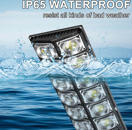 Lampione Solare Da 10000 Lumen Con Sensore Di Movimento E Telecomando A Led Ip65 Articoli da Giardino > Illuminazione da esterno > Lampade per esterno Trade Shop italia - Napoli, Commerciovirtuoso.it