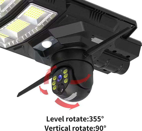 Lampione-solare-integrato-300W-COMPLETO-ALL-IN-ONE-con-telecamera-HD-4G-PTZ-Ai-4mp-V380-Pro