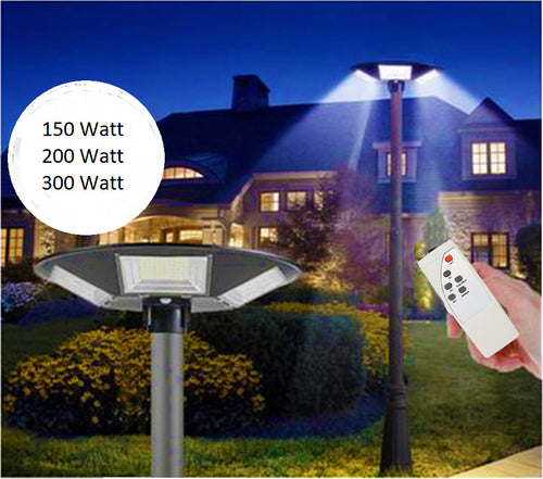 LAMPIONE SOLARE LED 150W 200W 300W CREPUSCOLARE IP66 LUCE FREDDA TELECOMANDO Illuminazione/Illuminazione per esterni/Proiettori Zencoccostore - Formia, Commerciovirtuoso.it