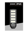Lampione Solare Led 270w Sensore Movimento Pir Telecomando Ip65 Esterno J02-270w-f