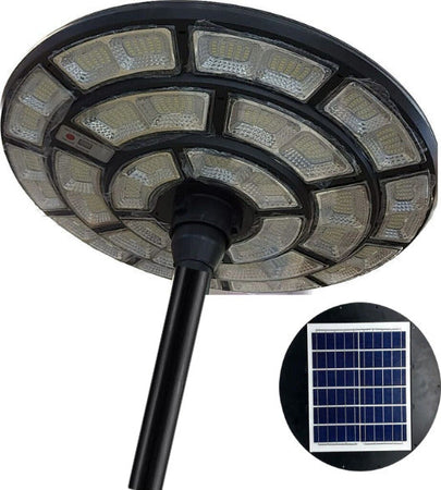 LAMPIONE-SOLARE-LED-UFO-3000W-ESTERNO-ROTONDO-GIARDINO-FARO-LUCE-FREDDA-CREPUSCOLARE-IP66-LM