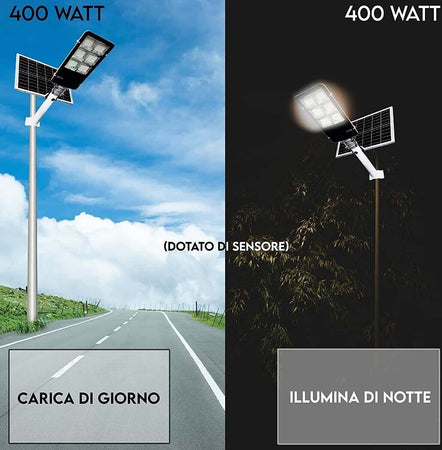 lampione-solare-Stradale-LED-400W-COMPLETO-DI-STAFFA-LUCE-CREPUSCOLARE-IP66