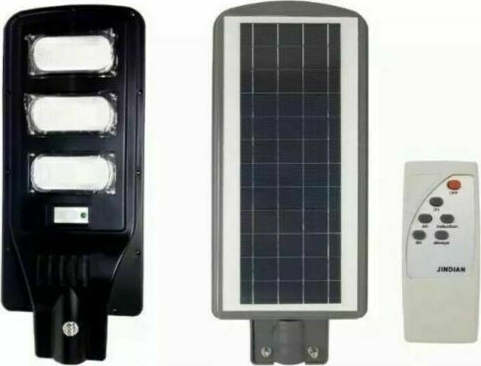 Lampione-Stradale-330-Led-120W-Con-Pannello-Solare-Crepuscolare-Luce-Fredda-ip65