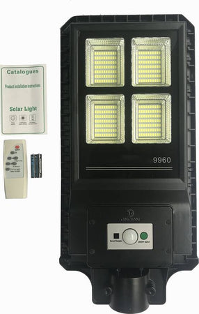 Lampione Stradale Con Telecomando Led 60 W Pannello Solare Fotovoltaico 280 Led Illuminazione/Illuminazione per esterni/Lampioni Trade Shop italia - Napoli, Commerciovirtuoso.it