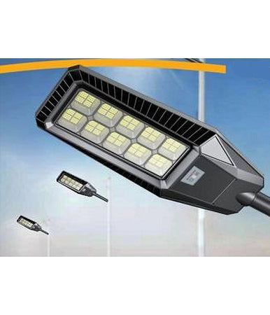 Lampione Stradale Faro A Led Solare Per Esterno 180w Luce 7000k Sl-606-250-7000k