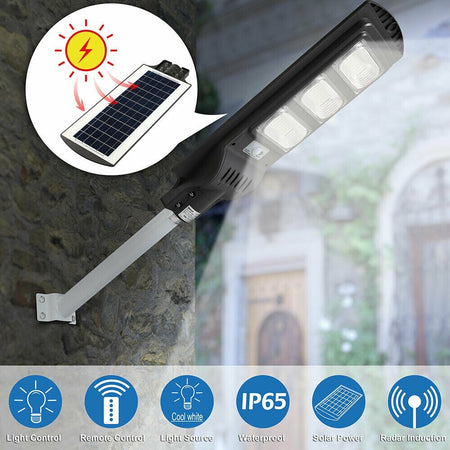 Lampione Stradale Faro Led 90w Solare Luce Esterno Sensore Movimento Telecomando Articoli da Giardino > Illuminazione da esterno > Lampade per esterno Trade Shop italia - Napoli, Commerciovirtuoso.it