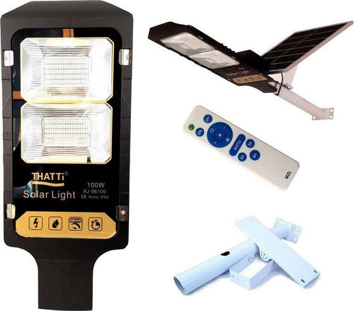 Lampione Stradale Led 100 Watt Pannello Solare Con Staffa Telecomando Xj-96100 Articoli da Giardino > Illuminazione da esterno > Lampade per esterno Trade Shop italia - Napoli, Commerciovirtuoso.it