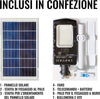 Lampione-Stradale-LED-1000W-Completo-di-pannello-SOLARE-Telecomando-e-STAFFA-Luce-6500K-IP67