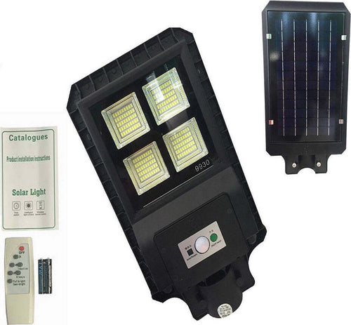 Lampione Stradale Led 30 W Pannello Solare Fotovoltaico 180 Led Con Telecomando Illuminazione/Illuminazione per esterni/Lampioni Trade Shop italia - Napoli, Commerciovirtuoso.it