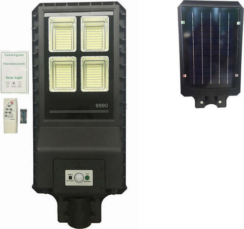 Lampione Stradale Led 90 W Pannello Solare Fotovoltaico 432 Led Con Telecomando Illuminazione/Illuminazione per esterni/Lampioni Trade Shop italia - Napoli, Commerciovirtuoso.it