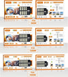 Lampione-Stradale-LED-con-Pannello-Solare-800W-1200W-1600W-Crepuscolare-ip65-100lm/w