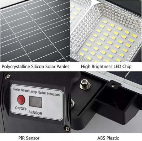 Lampione-Stradale-LED-con-Pannello-Solare-800W-1200W-1600W-Crepuscolare-ip65-100lm/w