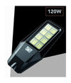 Lampione Stradale Led Faretto Solare Esterno Luce Fredda 120 W Sl-606-200-6500k