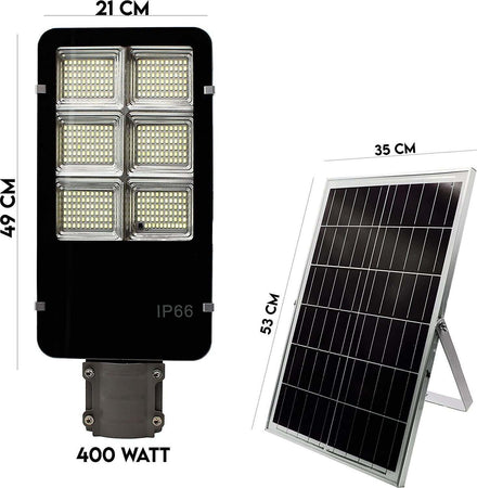 LAMPIONE-STRADALE-LED-PANNELLO-SOLARE-STAFFA-E-TELECOMANDO-100W-200W-300W-400W-500W-600W-CREPUSCOLARE-IP66