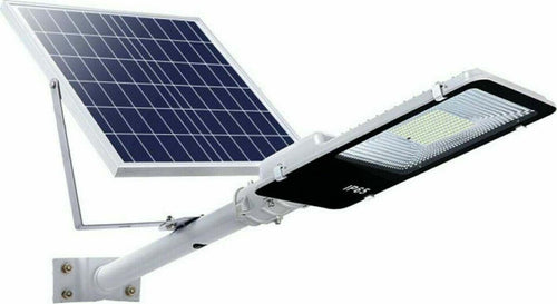 LAMPIONE-STRADALE-LED-PANNELLO-SOLARE-STAFFA-E-TELECOMANDO-100W-200W-300W-400W-500W-600W-CREPUSCOLARE-IP66
