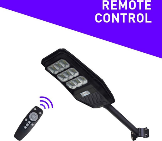Lampione Stradale Luce Energia Solare Led 100watt Sensore Pir Staffa Telecomando Illuminazione/Illuminazione per esterni/Lampioni Trade Shop italia - Napoli, Commerciovirtuoso.it