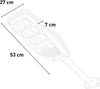 Lampione Stradale Luce Energia Solare Led 100watt Sensore Pir Staffa Telecomando Illuminazione/Illuminazione per esterni/Lampioni Trade Shop italia - Napoli, Commerciovirtuoso.it