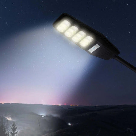 Lampione Stradale Luce Energia Solare Led 200watt Sensore Pir Staffa Telecomando Illuminazione/Illuminazione per esterni/Lampioni Trade Shop italia - Napoli, Commerciovirtuoso.it