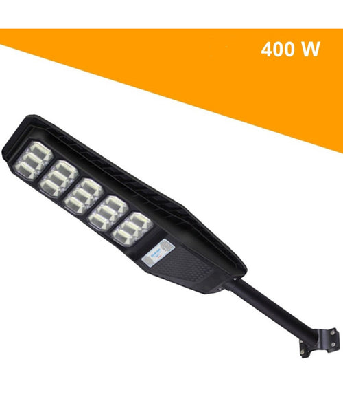 Lampione Stradale Luce Energia Solare Led 400watt Sensore Pir Staffa Telecomando
