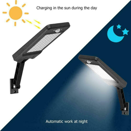 Lampione Stradale Pannello Energia Solare Faro Fotovoltaico Esterno 36 Led Luce Illuminazione/Illuminazione per esterni/Lampioni Trade Shop italia - Napoli, Commerciovirtuoso.it