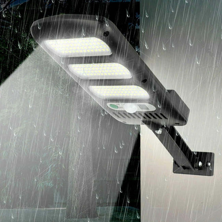 Lampione Stradale Pannello Solare 213 Led Con Sensore Di Movimento E Telecomando Illuminazione/Illuminazione per esterni/Lampioni Trade Shop italia - Napoli, Commerciovirtuoso.it