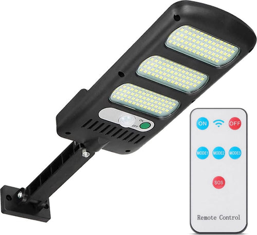 Lampione Stradale Pannello Solare 213 Led Con Sensore Di Movimento E Telecomando Illuminazione/Illuminazione per esterni/Lampioni Trade Shop italia - Napoli, Commerciovirtuoso.it