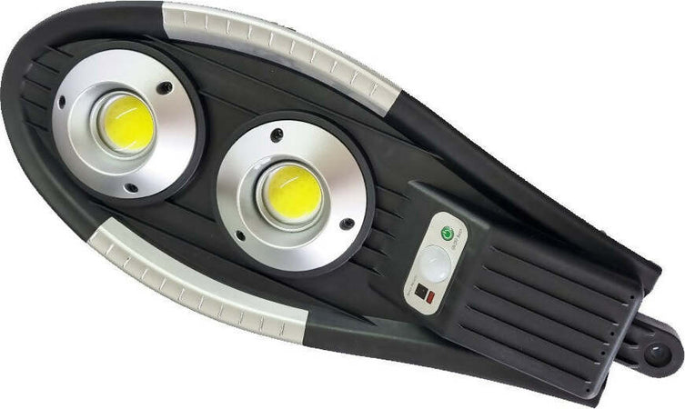Lampione-stradale-solare-2-cob-led-con-sensore-di-movimento-illuminazione-da-esterno