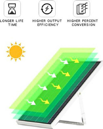 Lampione Stradale Solare Faro A Led 200w Con Pannello Solare Luce Fredda 58200 Articoli da Giardino > Illuminazione da esterno > Lampade per esterno Trade Shop italia - Napoli, Commerciovirtuoso.it