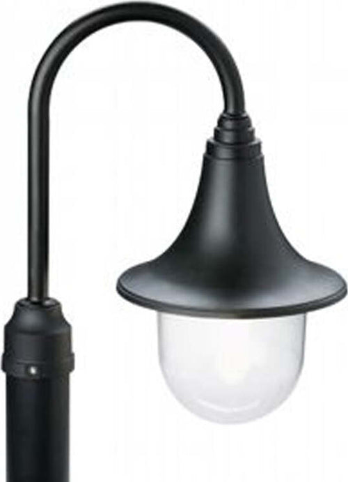 Lampioni-E-Paletti-Da-Esterno-Contemporaneo-Zoe-Termoplastica-E-Nero-1-Luce-E27